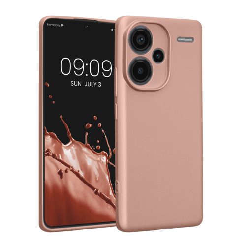 Pouzdro Kwmobile pro Xiaomi Redmi Note 13 Pro Plus 5G, růžové, silikonové, KWM000020OL003C