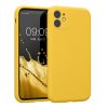 Silikonový kryt Kwmobile pro Apple iPhone 11, žlutý, KWM000016XQ012C