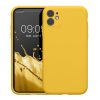 Silikonový kryt Kwmobile pro Apple iPhone 11, žlutý, KWM000016XQ012C