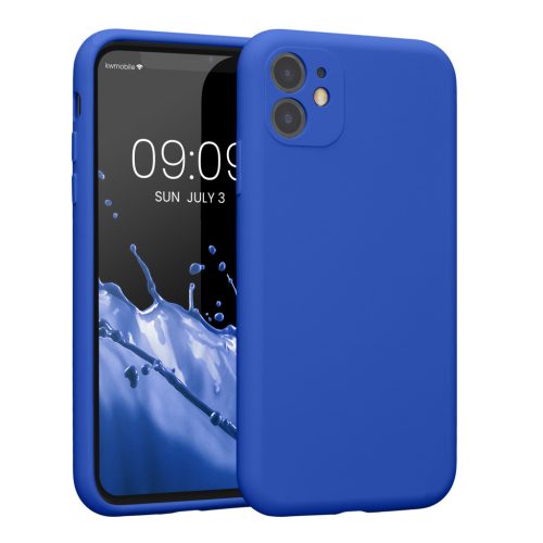 Silikonový kryt Kwmobile pro Apple iPhone 11, modrý, KWM000016XQ013C