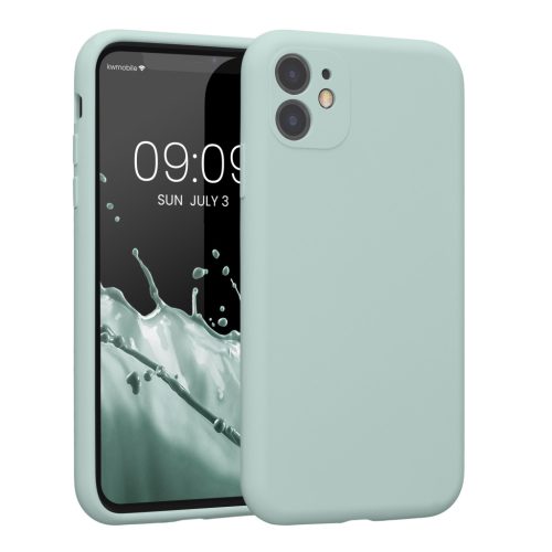 Pouzdro Kwmobile pro Apple iPhone 11, světle zelené, silikonové, KWM000016XQ014C