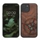 Pouzdro Kwmobile pro Apple iPhone 15, hnědé, dřevo/silikon, KWM000020EG002C