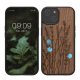 Pouzdro Kwmobile pro Apple iPhone 15, hnědé, dřevo/silikon, KWM000020EG003C