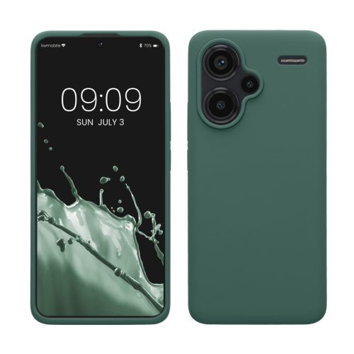 Pouzdro Kwmobile pro Xiaomi Redmi Note 13 Pro Plus 5G, zelené, silikonové, KWM000020KH012C