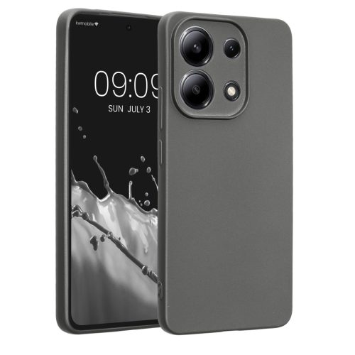 Pouzdro Kwmobile pro Xiaomi Redmi Note 13, šedé, silikonové, KWM000020OM002C