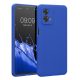 Pouzdro Kwmobile pro Motorola Moto G73, modré, silikonové, KWM000018HA007C