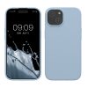 Pouzdro Kwmobile pro Apple iPhone 15, světle modré, silikonové, KWM000020CA008C