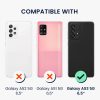 Pouzdro Kwmobile pro Samsung Galaxy A53 5G, světle růžová/hnědá, textilní/silikonové, KWM000021SA001C