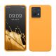 Pouzdro Kwmobile pro Motorola Moto G84, oranžové, silikonové, KWM000022NO008C
