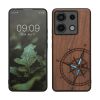 Pouzdro Kwmobile pro Xiaomi Redmi Note 13 Pro 5G, hnědé, dřevo/silikon, KWM000020MN003C