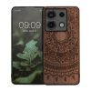 Pouzdro Kwmobile pro Xiaomi Redmi Note 13 Pro 5G, hnědé, dřevo/silikon, KWM000020MN005C