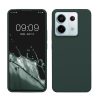 Pouzdro Kwmobile pro Xiaomi Redmi Note 13 Pro 5G, tmavě zelené, silikonové, KWM000020LF010C