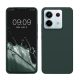 Pouzdro Kwmobile pro Xiaomi Redmi Note 13 Pro 5G, tmavě zelené, silikonové, KWM000020LF010C