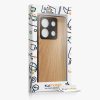 Pouzdro Kwmobile pro Xiaomi Redmi Note 13, hnědé, dřevo/silikon, KWM000020LO002C