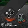 Pouzdro Kwmobile se šňůrkou na krk pro Xiaomi Redmi Note 13, černé, silikonové, KWM000020NC003C