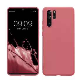   Pouzdro Kwmobile pro Huawei P30 Pro, tmavě růžové, silikonové, KWM000009MI015C