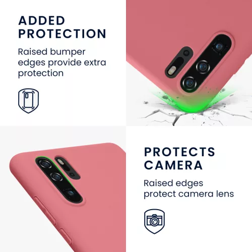Pouzdro Kwmobile pro Huawei P30 Pro, tmavě růžové, silikonové, KWM000009MI015C