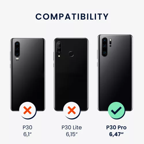 Pouzdro Kwmobile pro Huawei P30 Pro, tmavě růžové, silikonové, KWM000009MI015C