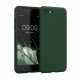 Pouzdro Kwmobile pro Apple iPhone SE (2022)/iPhone SE (2020)/iPhone 8, tmavě zelené, silikonové, KWM000010IU095C