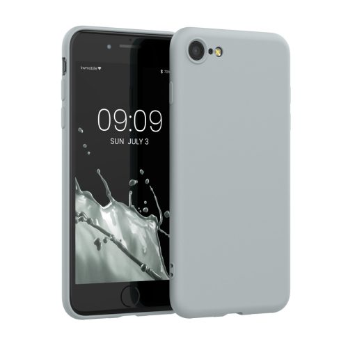 Pouzdro Kwmobile pro Apple iPhone SE (2022)/iPhone SE (2020)/iPhone 8, šedé, silikonové, KWM000010IU098C