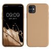 Silikonový kryt Kwmobile pro Apple iPhone 11, krémový, KWM000010SX073C