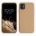 Silikonový kryt Kwmobile pro Apple iPhone 11, krémový, KWM000010SX073C