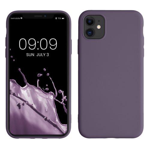 Silikonový kryt Kwmobile pro Apple iPhone 11, fialový, KWM000010SX077C