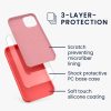 Silikonový kryt Kwmobile pro Apple iPhone 12 Mini, růžový, KWM000011JO065C