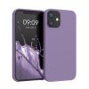 Silikonový kryt Kwmobile pro Apple iPhone 12 Mini, fialový, KWM000011JO066C