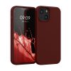 Silikonový kryt Kwmobile pro Apple iPhone 13 Mini, tmavě červený, KWM000013OU058C