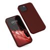 Silikonový kryt Kwmobile pro Apple iPhone 13 Mini, tmavě červený, KWM000013OU058C