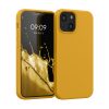 Silikonový kryt Kwmobile pro Apple iPhone 13 Mini, žlutý, KWM000013OU059C
