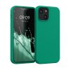 Silikonový kryt Kwmobile pro Apple iPhone 13 Mini, zelený, KWM000013OU060C