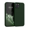 Silikonový kryt Kwmobile pro Apple iPhone 13, tmavě zelený, KWM000013OV096C