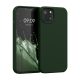 Silikonový kryt Kwmobile pro Apple iPhone 13, tmavě zelený, KWM000013OV096C