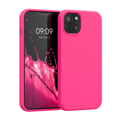 Pouzdro Kwmobile pro Apple iPhone 13, růžové, silikonové, KWM000013OV097C