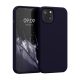 Silikonový kryt Kwmobile pro Apple iPhone 13, tmavě modrý, KWM000013OV100C