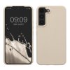Pouzdro Kwmobile pro Samsung Galaxy S22, krémové, silikonové, KWM000014GR076C