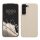Pouzdro Kwmobile pro Samsung Galaxy S22, krémové, silikonové, KWM000014GR076C