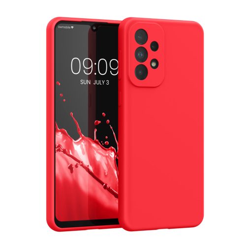 Silikonový kryt Kwmobile pro Samsung Galaxy A33 5G, červený, KWM000015GQ057C