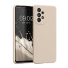 Pouzdro Kwmobile pro Samsung Galaxy A33 5G, krémové, silikonové, KWM000015GQ059C
