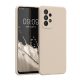 Pouzdro Kwmobile pro Samsung Galaxy A33 5G, krémové, silikonové, KWM000015GQ059C