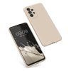 Pouzdro Kwmobile pro Samsung Galaxy A33 5G, krémové, silikonové, KWM000015GQ059C