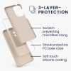 Pouzdro Kwmobile pro Samsung Galaxy A33 5G, krémové, silikonové, KWM000015GQ059C