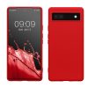 Pouzdro Kwmobile pro Google Pixel 6a, červené, silikonové, KWM000015OO018C