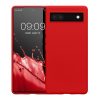Pouzdro Kwmobile pro Google Pixel 6a, červené, silikonové, KWM000015OO018C