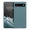 Pouzdro Kwmobile pro Google Pixel 6a, zelené, silikonové, KWM000015OO019C