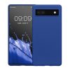 Pouzdro Kwmobile pro Google Pixel 6a, modré, silikonové, KWM000015OO020C