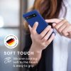 Pouzdro Kwmobile pro Google Pixel 6a, modré, silikonové, KWM000015OO020C