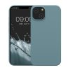 Pouzdro Kwmobile pro Apple iPhone 14, zelené, silikonové, KWM000016NI045C